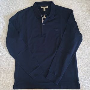 Burberry Men’s Long Sleevd Polo